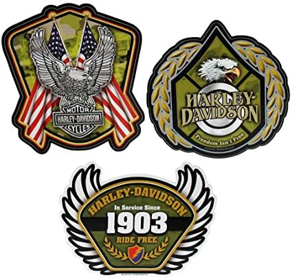 Kitz calcomanía Chroma Graphics 45029 - Harley-Davidson® con licencia - 3 calcomanías únicas - Imagen 1 de 1