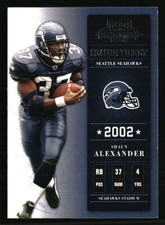 Shaun Alexander 2002 Playoff Contenders #100  Football Card