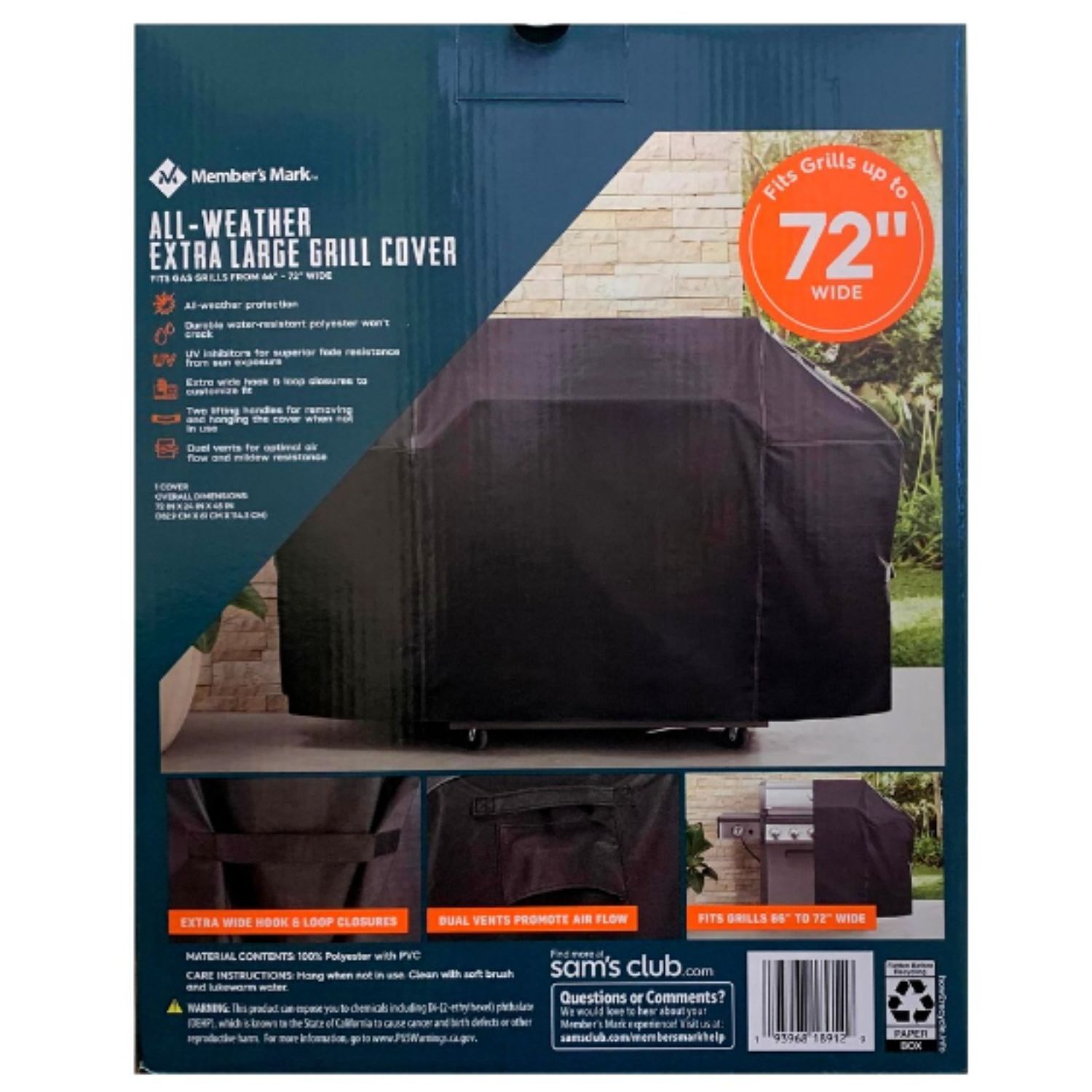 AllWeather Extra Large Grill Cover eBay