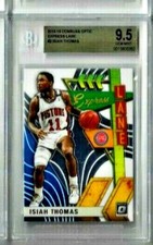 2019-20 Donruss Optic Isiah Thomas Express Lane BGS 9.5