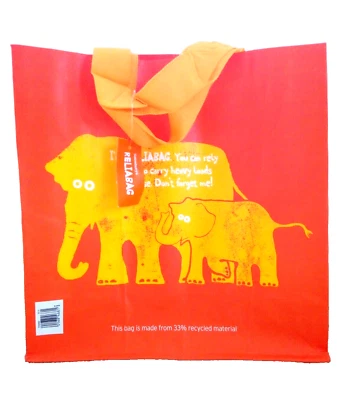 SAINSBURYS RELIABAG ELEPHANT REUSABLE MEDIUM SHOPPING BAG - BNWT (NEW)