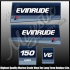 EVINRUDE 150 hp - V6 - VRO - OUTBOARD DECALS