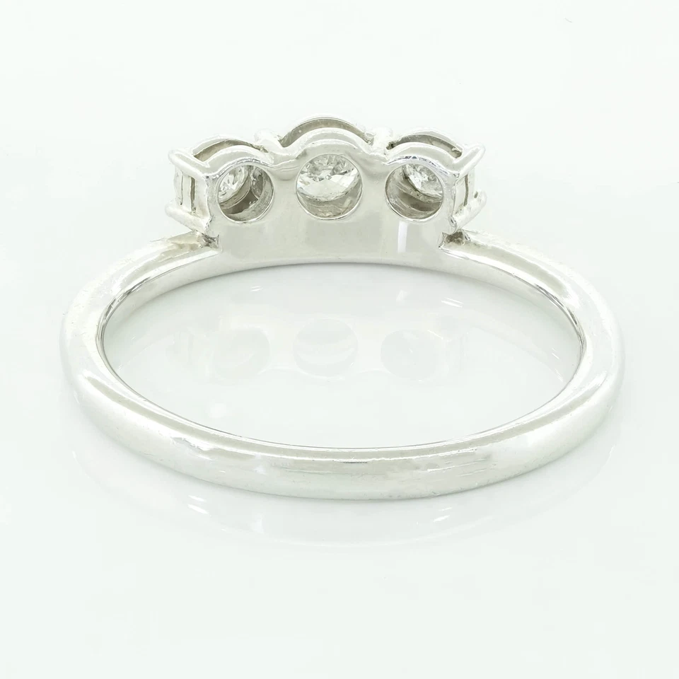 Ladies 3Stone Miracle Set Ladies Diamond Ring 0.25ct 925 Sterling Silver - Image 4 of 4