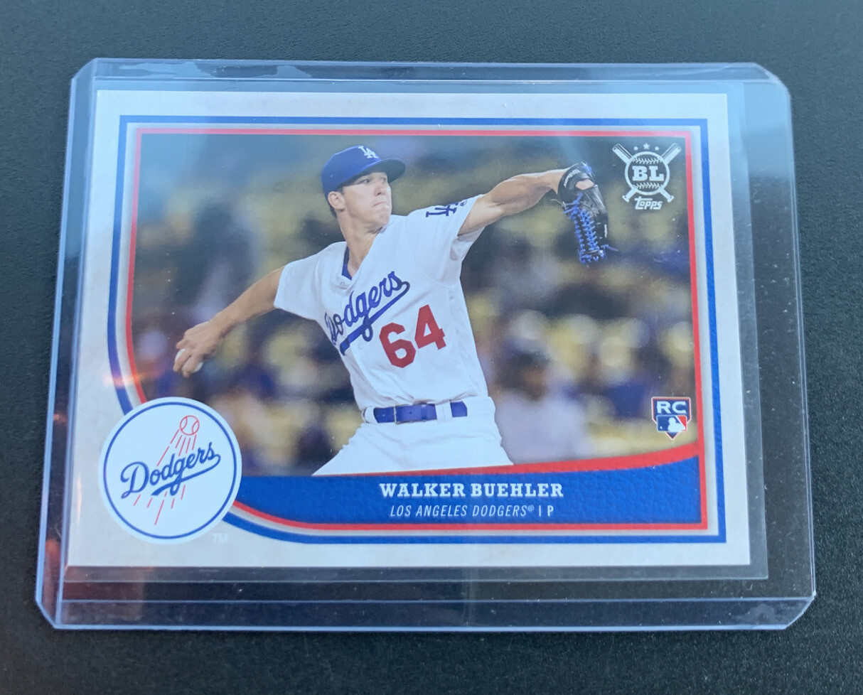 2018 Topps Big League Walker Buehler #116 Rookie Card Los Angeles Dodgers RC