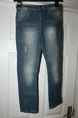 Blue Jeans Alter 9 Jahre Mädchen klassische Denim Hose Used Designer Demo