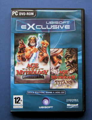 2002 PC Win98/2000/XP DVD Spiel. Age of Mythology ''Gold'' Edition (+Titans Add-on)