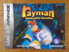 Rayman Hoodlum's Revenge Nintendo Game Boy Advance Manual Only