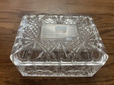 Cristal D’Arque Villemont Crystal Trinket Box w Lid