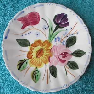 Blue Ridge Pottery Grandmothers Garden Pattern 6 1 4 Bread