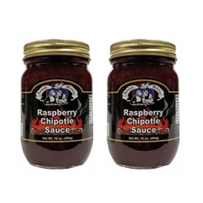 Amish Wedding Raspberry Chipotle Sauce Hot Spicy Sweet Flavor Pack of 2