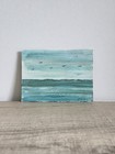 ACEO Sea Scape Ocean With Birds Watercolor Mini Art Original OOAK — photo 1