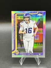 2025 Topps Chrome NFL Will Reichard Refractor Vikings #203