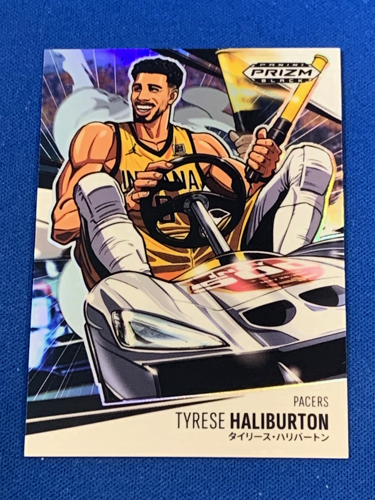Tyrese Haliburton, Indianapolis Pacers, 2024-25 Panini Prizm Black Manga (SSP)