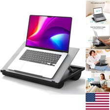 Multifunctional Adjustable Lap Desk with Comfort Cushions - Perfect for Travel
