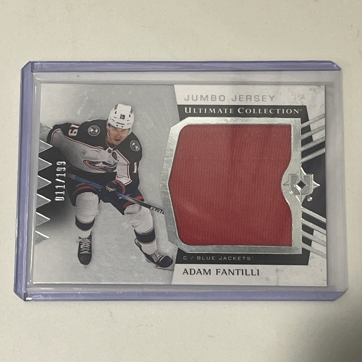 Upper Deck Ultimate 2023-24 Adam Fantilli Jumbo Jersey #31 /99 CBJ