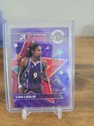 LISA LESLIE 2025 LEAF METAL WOMEN OF SPORT LEAGUE OF HER OWN PURPLE SHIMMER 1/1