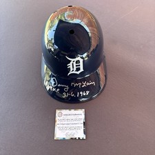 Denny McLain Autographed Signed Tigers Replica Helmet W/MVP 1968 31-6 -Schwartz