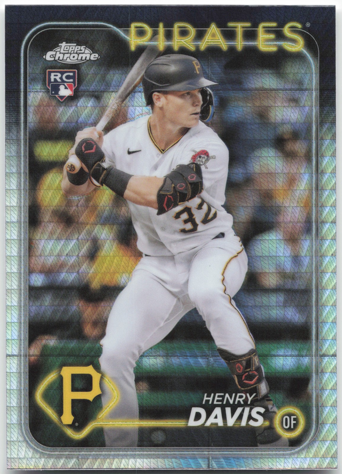 2024 Topps Chrome #260 Henry Davis Prism Refractors RC