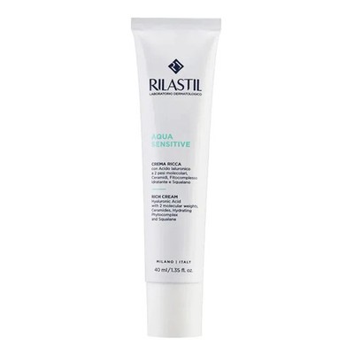 Rilastil Aqua Sensitive Rich Face Cream 40 ml | Anti-Age Feuchtigkeitscreme