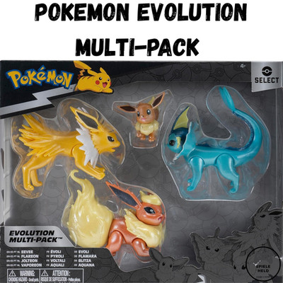 Pokémon Select Evolution Multipack - Evoli, Blitza, Aquana & Flamara | NEU