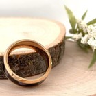 Durable 8mm Rose Gold Tungsten Ring Unisex Faceted Black Inlay fashionable Band — photo 4