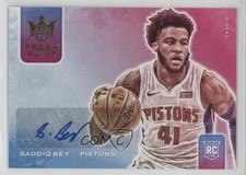 2020-21 Panini Court Kings Fresh Paint Ruby 75/99 Saddiq Bey #FP-SBY Auto 0t1