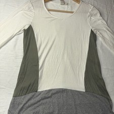 Anthropologie Dolan Left Coast Colorblock Tunic Top XS USA made