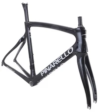Pinarello Dogma F8 Carbon Road Bike Frameset 56cm Gloss BLACK 700c QR Italy 2015