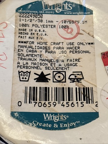 23 Year Old Vintage Wrights Disney Ribbon Cinderella Rolls Ribbon (Two) 2002 - Picture 5 of 10