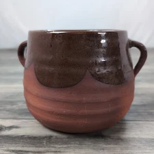 Rare Primitive Multipurpose Pottery Jug Vase Farm House Rustic Decor With Handle