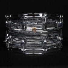 Ludwig 14" x 8" rullante classico in acero, ostrica nera vintage