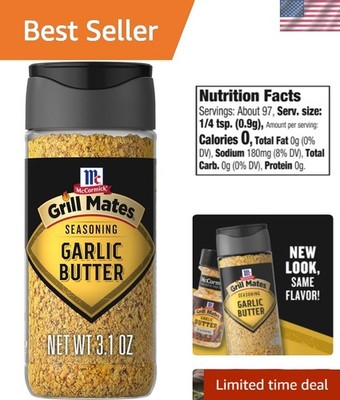 McCormick Garlic Butter Seasoning, 3.1 oz