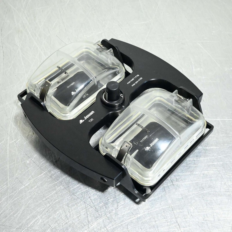 Jouan T20 Centrifuge Rotor 11175750 with 11175631 Sealed Plate Carriers Buckets
