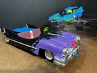 TMNT Vintage Playmates - Foot Clan Cruiser and Footski Vehicles - Incomplete