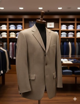 Men's Jacket ,100% Wool ,3 Button , Made In Italy art. BT169