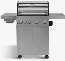 Grillstream Elite 4 Burner Hybrid Barbecue with Steak Shelf #01#