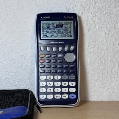 Casio fx-9750GII GA Plus Grafikrechner Taschenrechner mit Schutzhülle