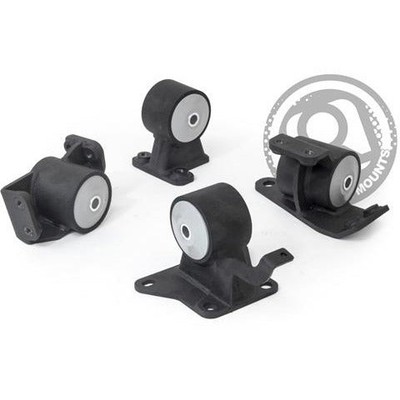 Innovative for 90-99 Toyota MR2 5S/3S Black Steel Mounts 75A Bushings
