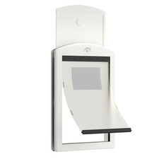 Dog Door for Large Dogs, White Frame Door for L arge Dogs, Strong Plastic ...