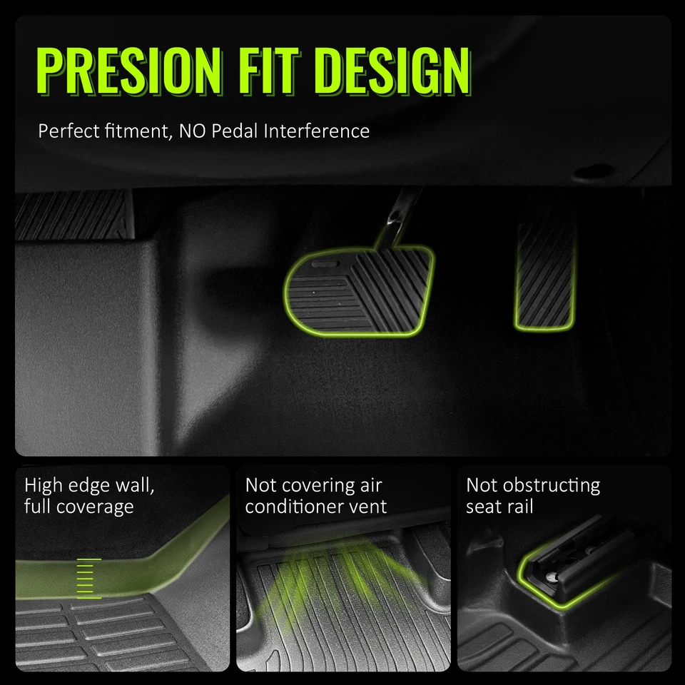 Alfombrillas antideslizantes de TPE 16-24 Mini Cooper Clubman F54 alfombras para todo tipo de clima Foto 4 de 4