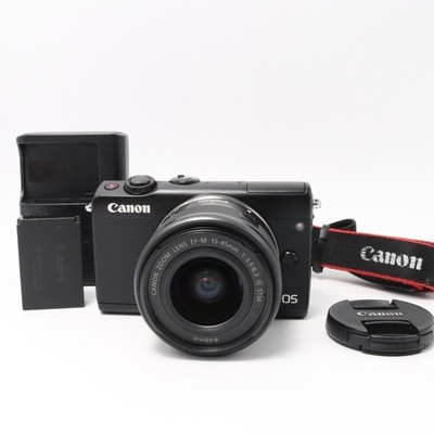 Canon EOS M100 Mirrorless Camera + EF-M 15-45mm IS STM Near Mint US Stock #2798