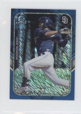 2015 Bowman The Farm's Finest Chrome Mini Shimmer Refractor Blue Jose Rondon z6b