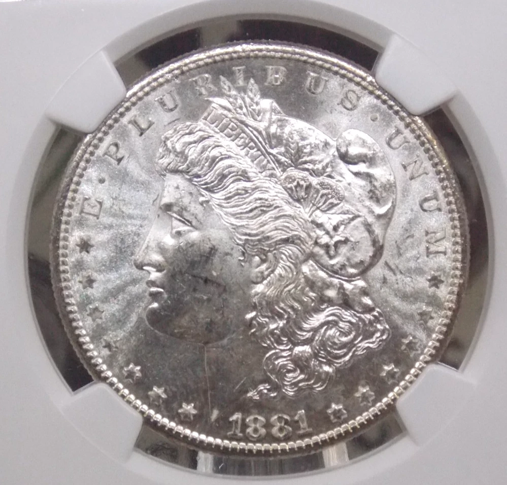 MS 63 Graded 1881 Year Morgan US Dollars (1878-1921) for sale | eBay