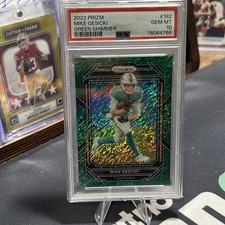 💥 2022  Prizm  Mike Gesicki Green Shimmer /5 Dolphins PSA 10 💥