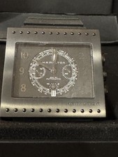 HAMILTON KHAKI CODEBREAKER CHRONOGRAPH BLACK DLC TITANIUM CASE 48 X 48 MM H79686