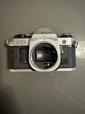 UNTESTED Canon AE-1 Program 35mm SLR Silver Camera Body - as is