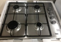 Beko HIBG64120SX Built In 61cm, Stainless Steel Gas Hob, Collection Only (10648)