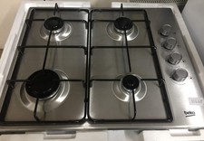 Beko HIBG64120SX Built In 61cm, Stainless Steel Gas Hob, Collection Only (10648)