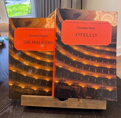 Richard Wagner & Giuseppe Verdi Opera Scores: Die Walküre & Otello G. Schirmer E