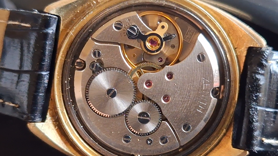 Belle montre vintage chronographe 34mm mécanique fonctionne (Gebraucht